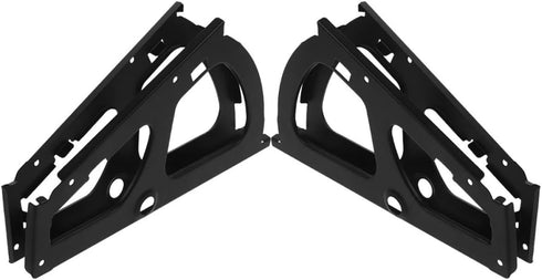 PRETYZOOM 2 Pairs Metal Shoe Drawer Hinges Flip Frame Cabinet Hardware Shoe