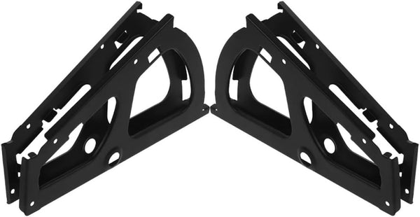 PRETYZOOM 2 Pairs Metal Shoe Drawer Hinges Flip Frame Cabinet Hardware Shoe