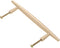 LABRIMP Brass Minimalist Cabinet Pulls Centers Solid Drawer Handles for Wardrobes Kitchen