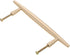 LABRIMP Brass Minimalist Cabinet Pulls Centers Solid Drawer Handles for Wardrobes Kitchen