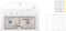 Cash Envelopes Wallet Set, Clear PVC Money Holder with 6PCS Cash Divider and Tab Stickers