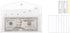 Cash Envelopes Wallet Set, Clear PVC Money Holder with 6PCS Cash Divider and Tab Stickers