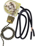 Zing Ear ZE-109 Ceiling Fan Light Switch, On-Off Speed Beaded Pull Chain Extension for Hunter Ceiling Fans