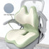GPPYMX Seat Cushion Lumbar Support Pillow for Office Chair, Memory Foam L-Shaped Seat & Backrest Cushion for Long