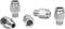 Push to Connect Fitting - 304 Stainless Steel Male Straight 5/16" Tube OD x 1/8" NPT Thread Pneumatic Fitting (Pack of