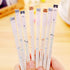 Sencoo Colorful Cats Design Gel Pens, 0.38mm Black Ink Pack of 6 Pcs