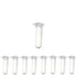 Bettomshin 300Pcs 5ml Round Bottom Centrifuge Tubes with Snap Cap, Transparent Mini Plastic Test Tubes