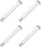 uxcell 4Pcs Single Hole Clevis Pins, 4mm X 35mm Flat Head 304 Stainless Steel Link Hinge Pin