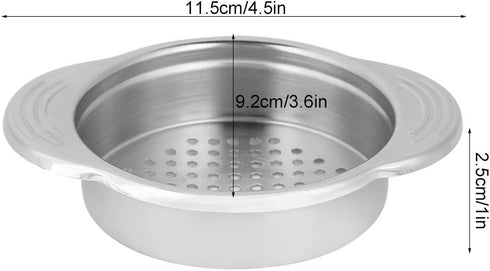 goodstumbler 304 11.5x9.2x2.5cm Stainless Steel Can Drainer Food Strainer Tuna Oil Squeezer Ergonomic Quick Drain Water