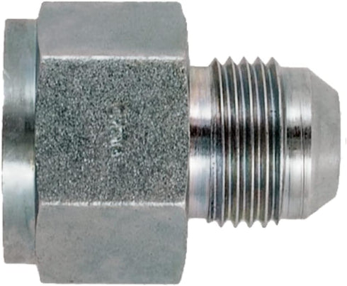 1/2" JIC Female x 3/8" JIC Male Straight Union/Joiner Hydraulic Adapter Fitting (5-PACK) | 2406-08-06 by Discount Hydraulic Hose.com