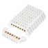 Hilitand 10pcs Terminal Blocks, 7 Hole Bridge Design Electrical Distribution Wire Screw Brass Connectors