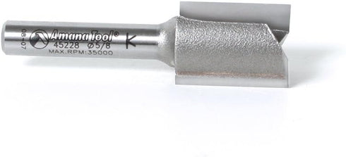 Amana Tool 45228 Carbide Tipped Straight Plunge, High Production 5/8 Dia x 3/4 x 1/4"