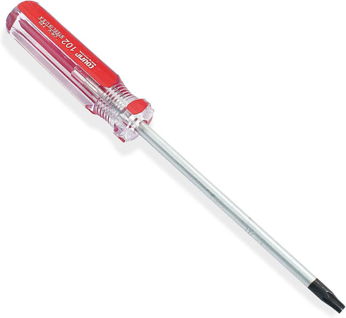 Kemcatui T20 Torx Star Security Screwdriver, Magnetic Tip, PVC Insulated Handle, High Carbon