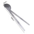 Angle Protractor Angle Finder Ruler, 0-180 Degrees Stainless Steel Adjustable Screw Woodworking Measure Tool