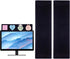 Yocoolfun 2 Pack Black Monitor Memo Board Top Mount,18" Monitor Sticky Note Holder,Sticky