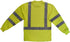 Radians ST21-3PGS-M Class 3 Max-Dri Long Sleeve Moisture Wicking Safety T-Shirt, Medium, Green