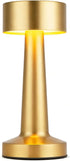 HPUFKOT Portable LED Table Lamp, 3-Levels BrightnessMetal Desk Lamp,3 Color Touch Control RechargeableLamp,
