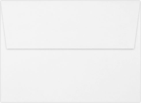 LUXPaper Bright White A7 Invitation Envelopes | 5 1/4" x 7 1/4" | 24lb Text | 100 Qty