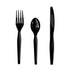 Set, 250 Boardwalk Disposable Plastic Cutlery Three Piece Silverware Kit, Case of Heavy Duty Fork Knife Spoon