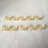 Zhongpai ZP02 300pcs Chandelier Connectors Clips Pins For Fastening Crystals Parts, Chandelier Replacements (Gold)