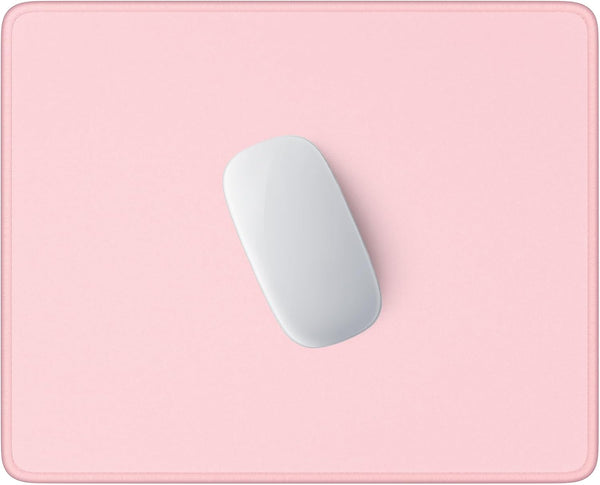 Hsurbtra Premium-Textured Mouse Pad, 10.2 x 8.3 Inch, Cute Pink Anti-Slip Waterproof Rubber Mat for Office Gaming