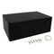 LeMotech Project Box ABS Plastic Junction Box IP65 Waterproof Universal Electrical Enclosure Black 8.9X 5.7X 3.1 inch