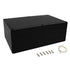 LeMotech Project Box ABS Plastic Junction Box IP65 Waterproof Universal Electrical Enclosure Black 8.9X 5.7X 3.1 inch