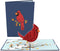 Lovepop Everyday Pop-Up Card, 3D Thinking of You Greeting Card for Her and Him - 5" x 7" Blank Note Card