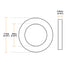 uxcell Nylon Flat Washers M6, 11mm OD, 6mm ID, 0.8mm Thickness Sealing Gasket for Faucet Pipe Water Hose, Pack of 200