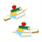 Back to School Hair Clips, Cute Schoolbag Book Hair Clips, Fun Hair Accessories for Teacher Students
