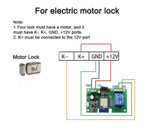 Tuya Smart Life WiFi Momentary Inching Relay, DC 7-32V/USB 5V, DIY Smart Home, Compatible with Alexa