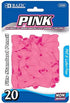 BAZIC Pink Eraser Tops, Latex Free Pencil Caps Erasers for Student Art Drawing School Supplies (20/Pack)