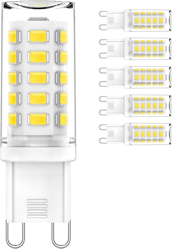 G9 LED Bulb 4W, 40W Halogen Equivalent, 450LM, 360 Beam Angle Energy