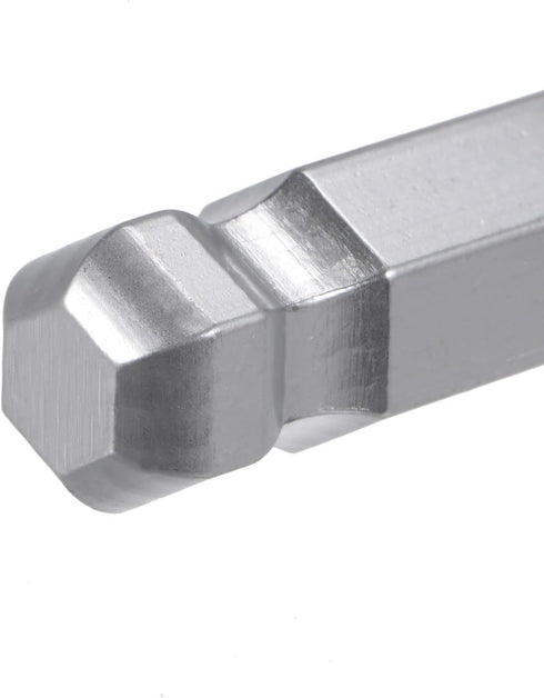 uxcell 3/8" Ball End Hex Key Wrench, L Shaped Long Arm CR-V Repairing Tool in SAE Sizes