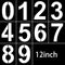 12 Inch Large Number Stencils, Reusable Plastic Templates for Address Number Painting for Mailbox Signs