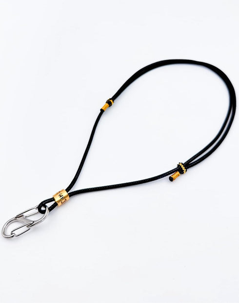 QYRCXX 8-14 Inch, Wax Rope - Neck Strap Lanyard, Accessory for NotePin AI Voice Recorder, Adjustable Secure Alloy Hook