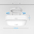 Closet, 3000K-6000K WhitePoplar Motion Sensor Rechargeable Ceiling Light Indoor with Remote, Wireless Battery Operated