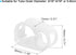 uxcell Plastic Tubing Clamps, 20pcs 3/16"-5/16" Tube OD Adjustable Tube Clamp Laboratory Pinch Valve Flow Control Hose Clamp