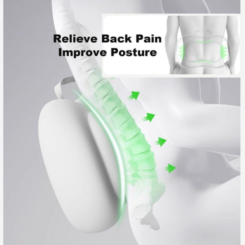Generic Lumbar Support Pillow, Neck Pillow, Memory Foam Back Support for Office Chair, Computer Chair, Car Seat