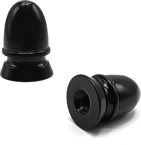 ECUDIS 2 Pack Bulb Lamp Shade Light Clip Lampshade Adapter with Finial, Black