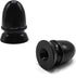 ECUDIS 2 Pack Bulb Lamp Shade Light Clip Lampshade Adapter with Finial, Black