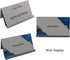 Enyuwlcm Metal Desktop Card Holder, Stainless Steel Business Card Stand for Men Office, Black, 2 Pack