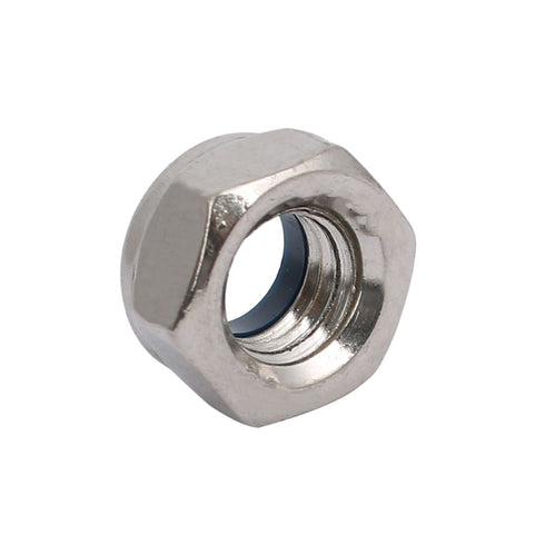 uxcell 4pcs M8 1.25mm 304 x Pitch Metric Thread Stainless Steel Left Hand Lock Nuts