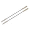 2 PCS Stainless Steel Lab Spatula - Mini Double-Ended Spatula for Laboratory Use, Micro Shovel, Tapered Arrow End