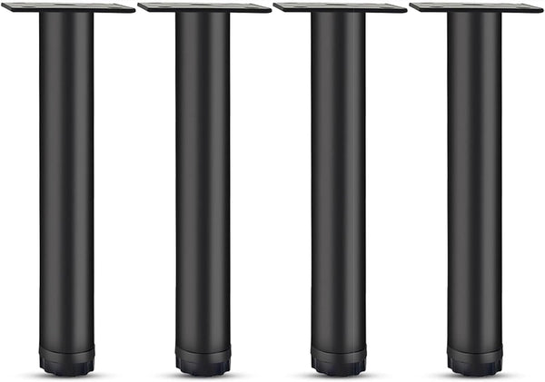 HJYCLFAZU SpeeSy Pack of 4 Furniture feet, Adjustable Table Legs, Metal Cabinet Base