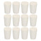 MECCANIXITY Rubber Tapered Plug, 12 Pieces, 14mm to 19mm Solid Test Tubes, White