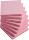 Sticky Notes 3x3 Inches, Light Pink Self-Stick Pads, Easy to Post for Home, Office, Notebook, 8 Pads/Pack