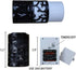 Decorative Wall Sconces with Timer, Flameless Candle Light, Flickering Flames for Indoor/Outdoor, 3AA Battery (Not