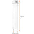 30 Pack 45 ML Plastic Test Tubes with Caps, Clear Bath Salt Tubes for Candy Storage, Science Experiment