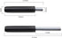 Universal Office Chairs Gas Lift Cylinder Replacement, Adjusts 11.4 to 16.3 inch (Black)